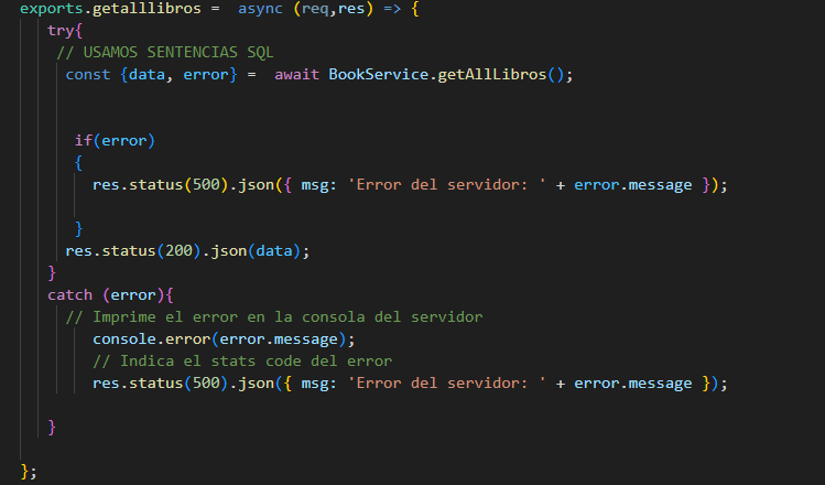 Captura de pantalla de API CRUD Gestión de Libros